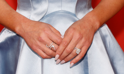 Zaręczynowy manicure idealnie pasujący nie tylko do diamentów