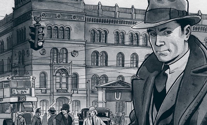 Złoty Berlin w komiksie noir