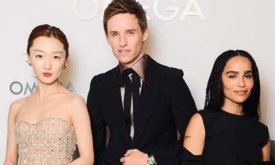 Zoë Kravitz i Eddie Redmayne świętują kolekcję Omegi