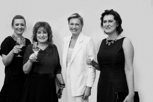 Od lewej: Katarzyna Tekień i Joanna Zwolińska, Yonelle, Monika Wdowiak  i Małgorzata Chełkowska (Yonelle), Fot. Sonia Szóstak