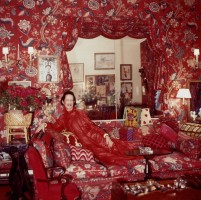 Diana Vreeland w swoim domu , (Fot.Getty Images)