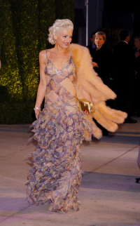 Gwen Stefani na przyjęciu oscarowym Vanity Fair w 2004 roku, Fot. Getty Images