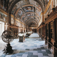 Biblioteka Escorial w Madrycie, Hiszpania, Fot. DeAgostini, Getty Images