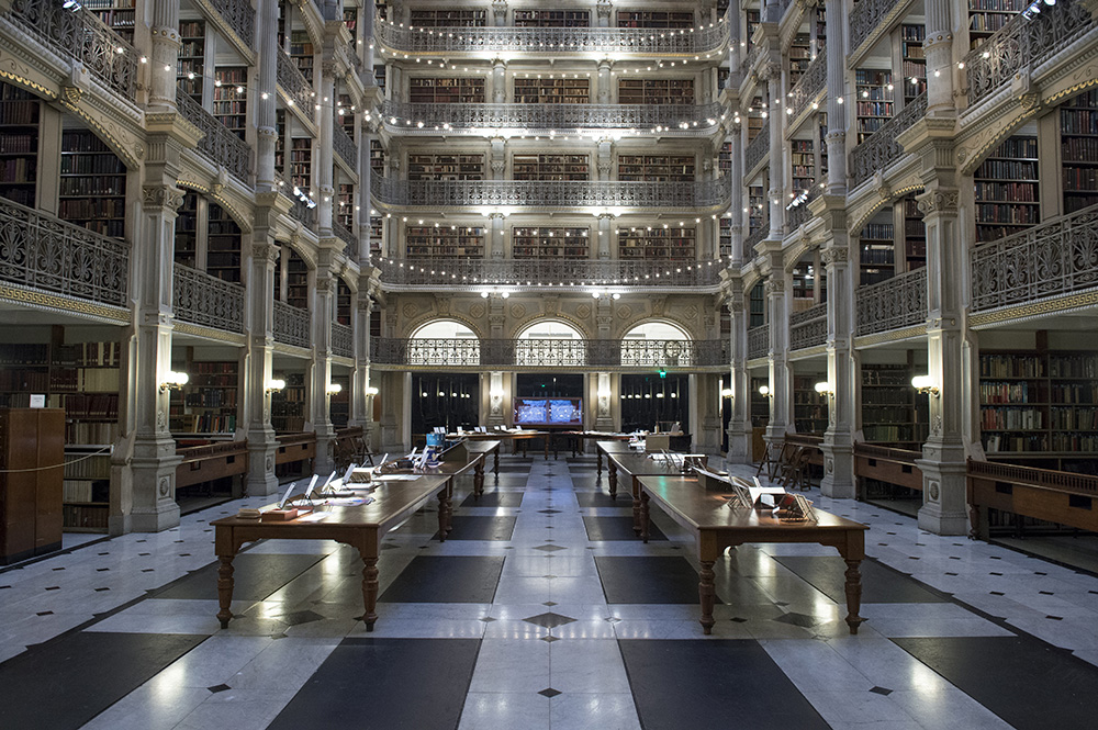 Biblioteka George’a Peabody’ego w Baltimore, Stany Zjednoczone, Fot. JHU Sheridan Libraries/Gado, Getty Images