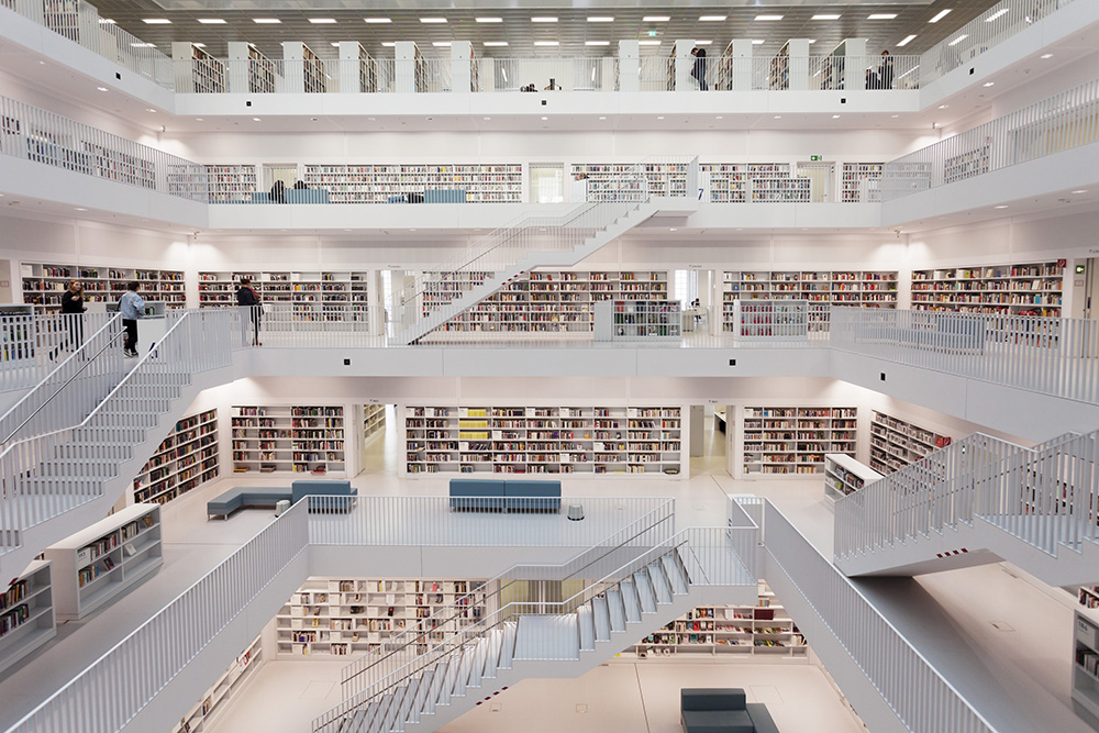 Nowa Biblioteka Miejska w Stuttgarcie, Niemcy, Fot. East News