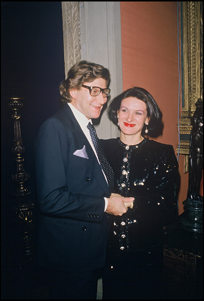 Yves Saint Laurent i Paloma Picasso w 1983 roku, Fot. Getty Images