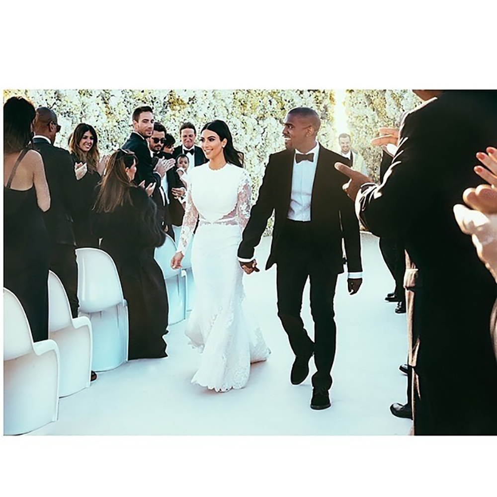 Kim Kardashian w dniu ślubu, Fot. Aaron P/bauergriffin.com, East News
