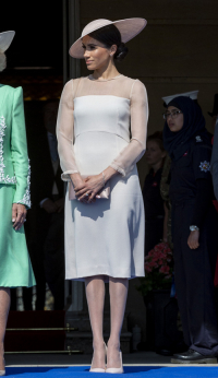 Księżna Sussex na obchodach 70. urodzin księcia Walii, 22 maja 2018 rok, Fot. Getty Images