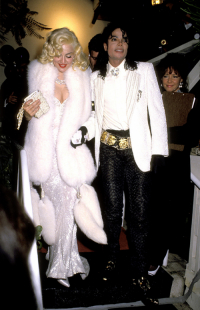 Madonna i Michael Jackson na gali rozdania Oscarów w 1991 roku, Fot. Getty Images