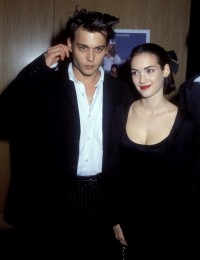 Johnny Depp i Winona Ryder w 1990 roku, Fot. Barry King/WireImage