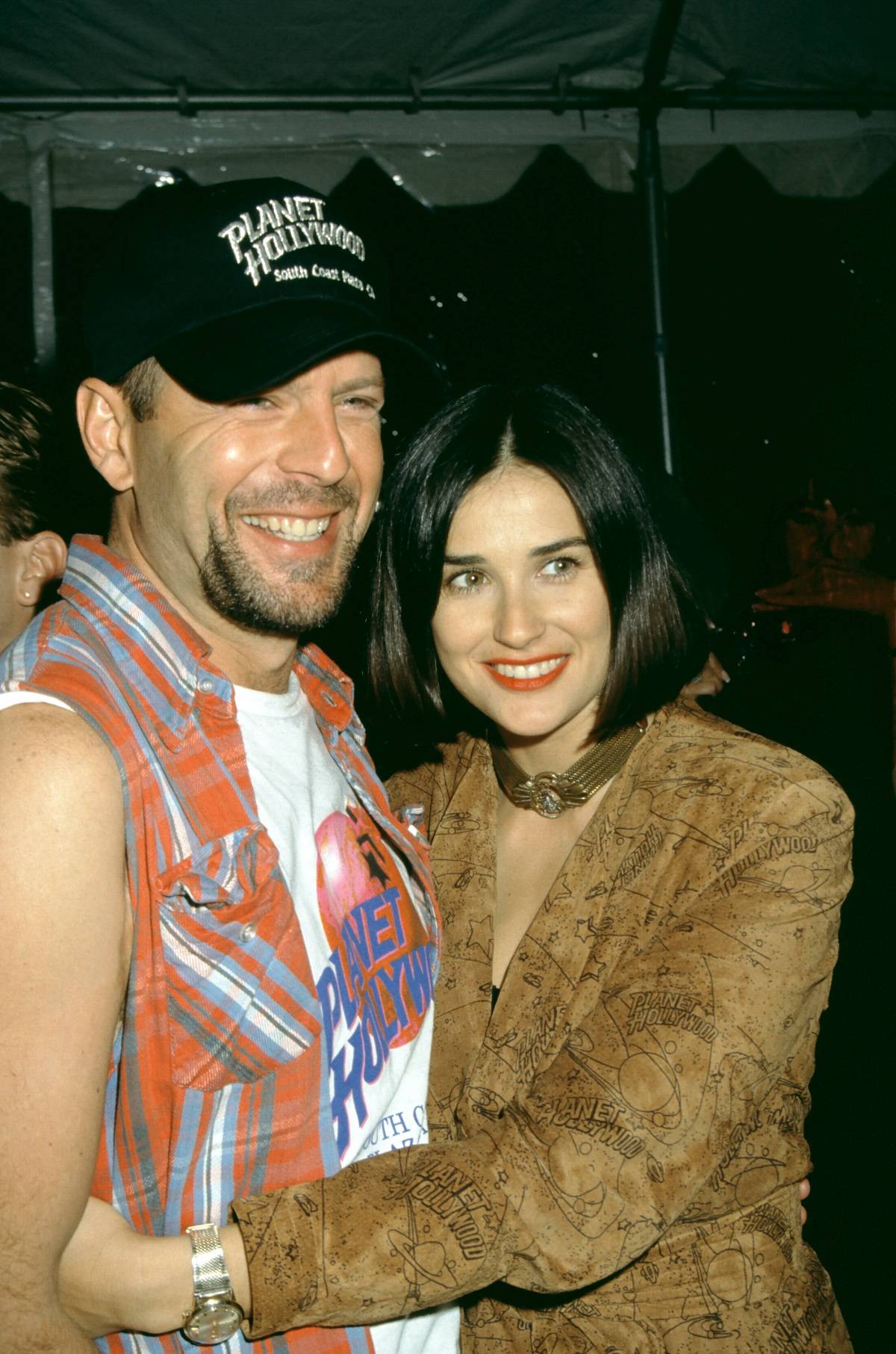 Demi Moore i Bruce Willis w 1992 roku, Fot. Ron Davis/Getty Images