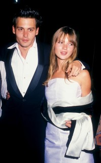 Johnny Depp i Kate Moss w 1995 roku, Fot.  Barry King/WireImage