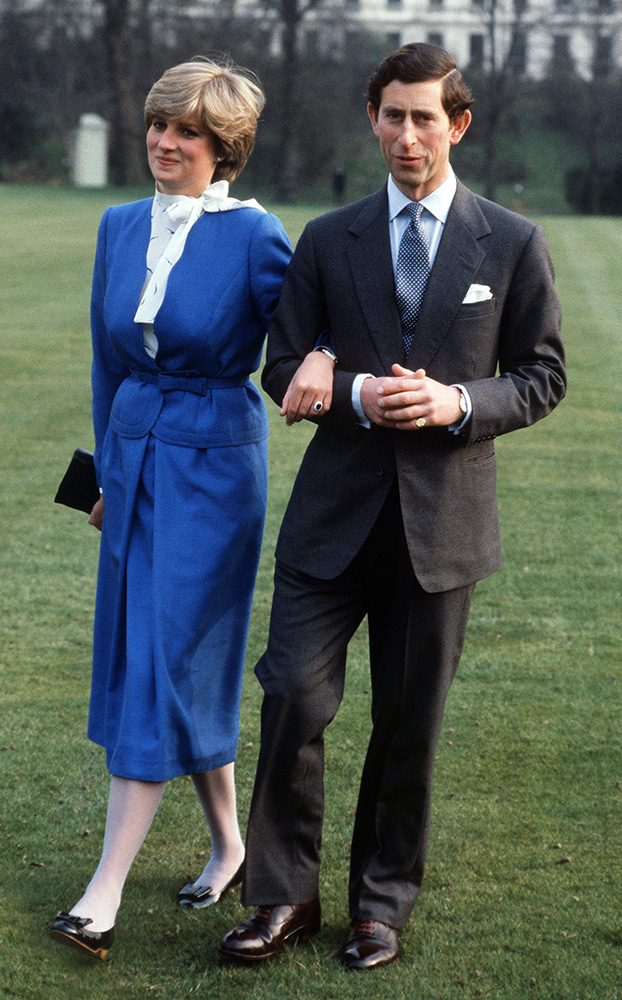 Księżna Diana i książę Karol w dniu ogłoszenia swoich zaręczyn w 1981 roku , Fot. Getty Images