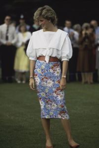 Księżna Diana podczas meczu polo w 1985 roku, Fot. Getty Images