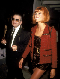 Karl Lagerfeld i Linda Evangelista, Fot. Getty Images