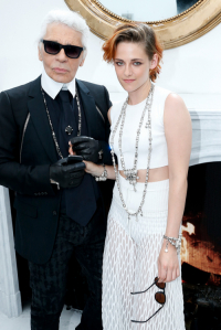 Karl Lagerfeld i Kristen Stewart, Fot. Getty Images