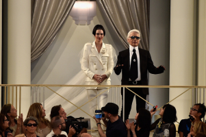 Karl Lagerfeld i Kendall Jenner, Fot. Getty Images