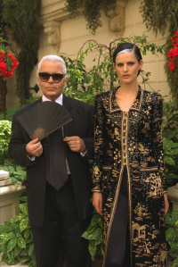 Karl Lagerfeld i Stella Tennant, Fot. Getty Images