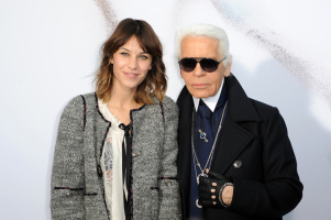 Karl Lagerfeld i Alexa Chung, Fot. Getty Images