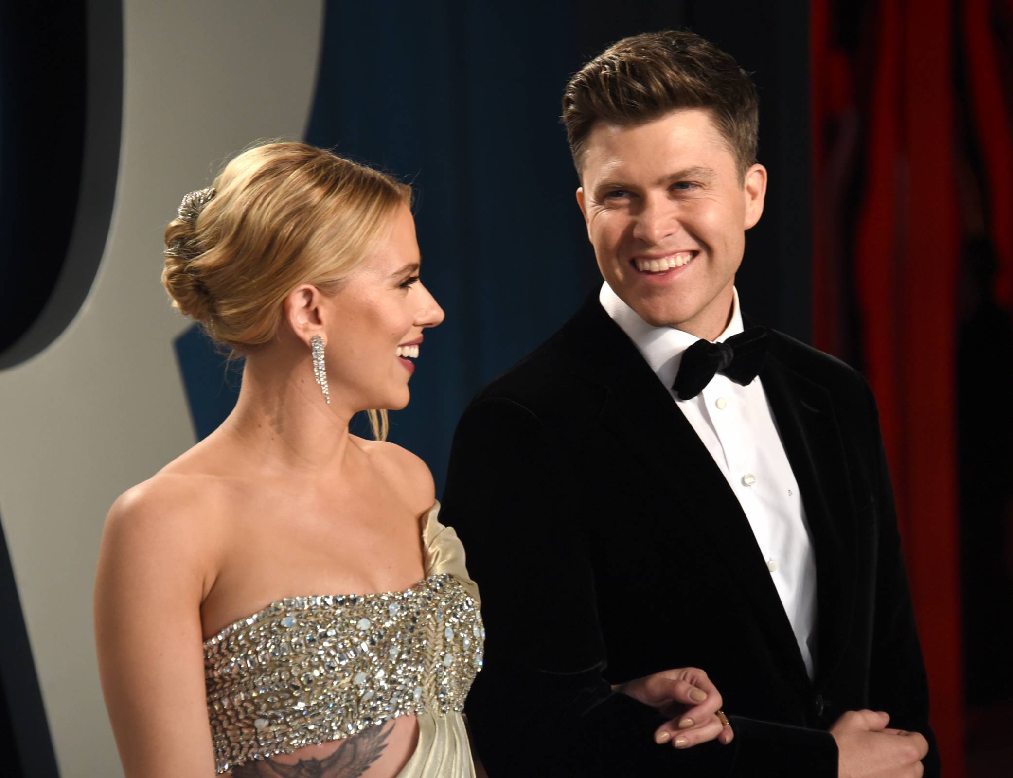 Scarlett Johansson i Colin Jost, Fot. Getty Images