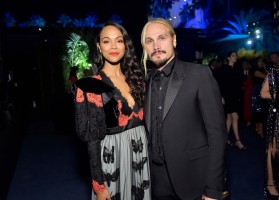 Zoe Saldana i Marco Perego, Fot. Getty Images