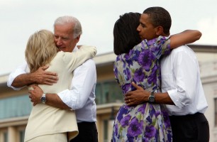 Z Obamami w 2008 roku, Fot. Getty Images