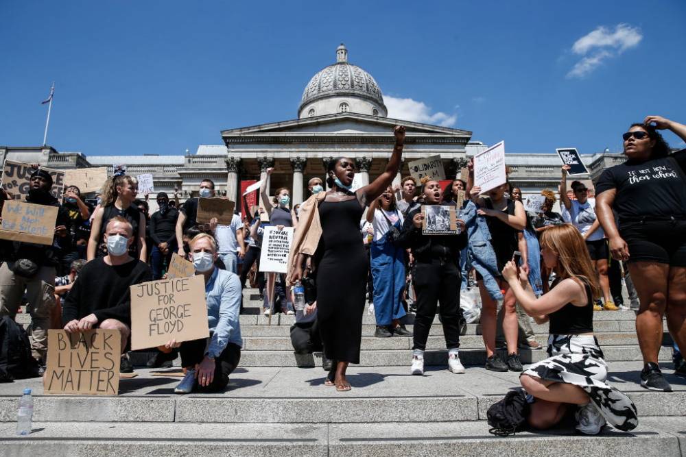 Protesty #BlackLivesMatter , (Fot. Getty Images)
