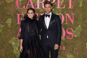 Olivia Palermo z mężem Johannesem Heublem, Fot. Getty Images