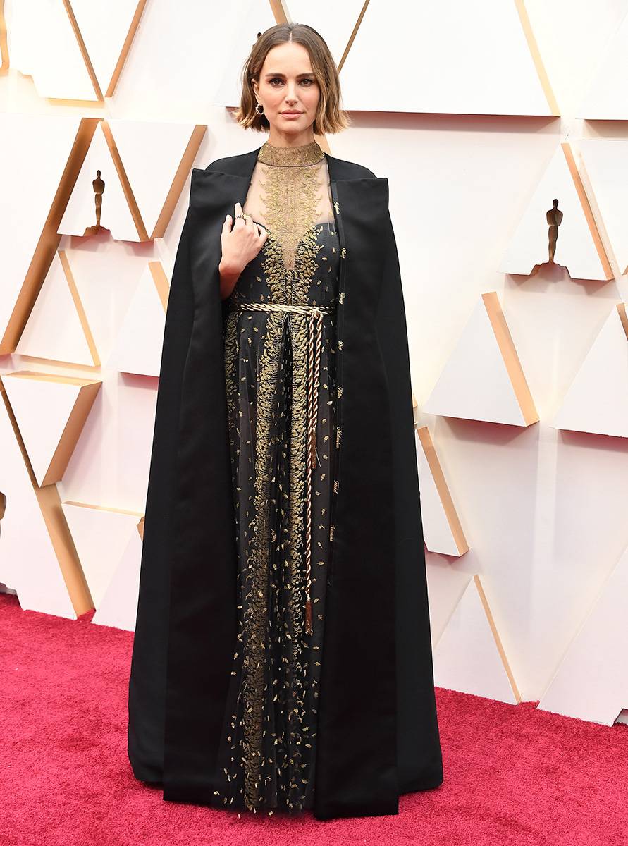 Natalie Portman w kreacji Diora w 2020 roku