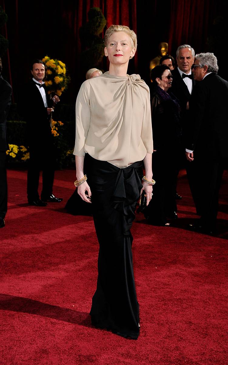 Tilda Swinton w kreacji Lanvin w 2009 roku