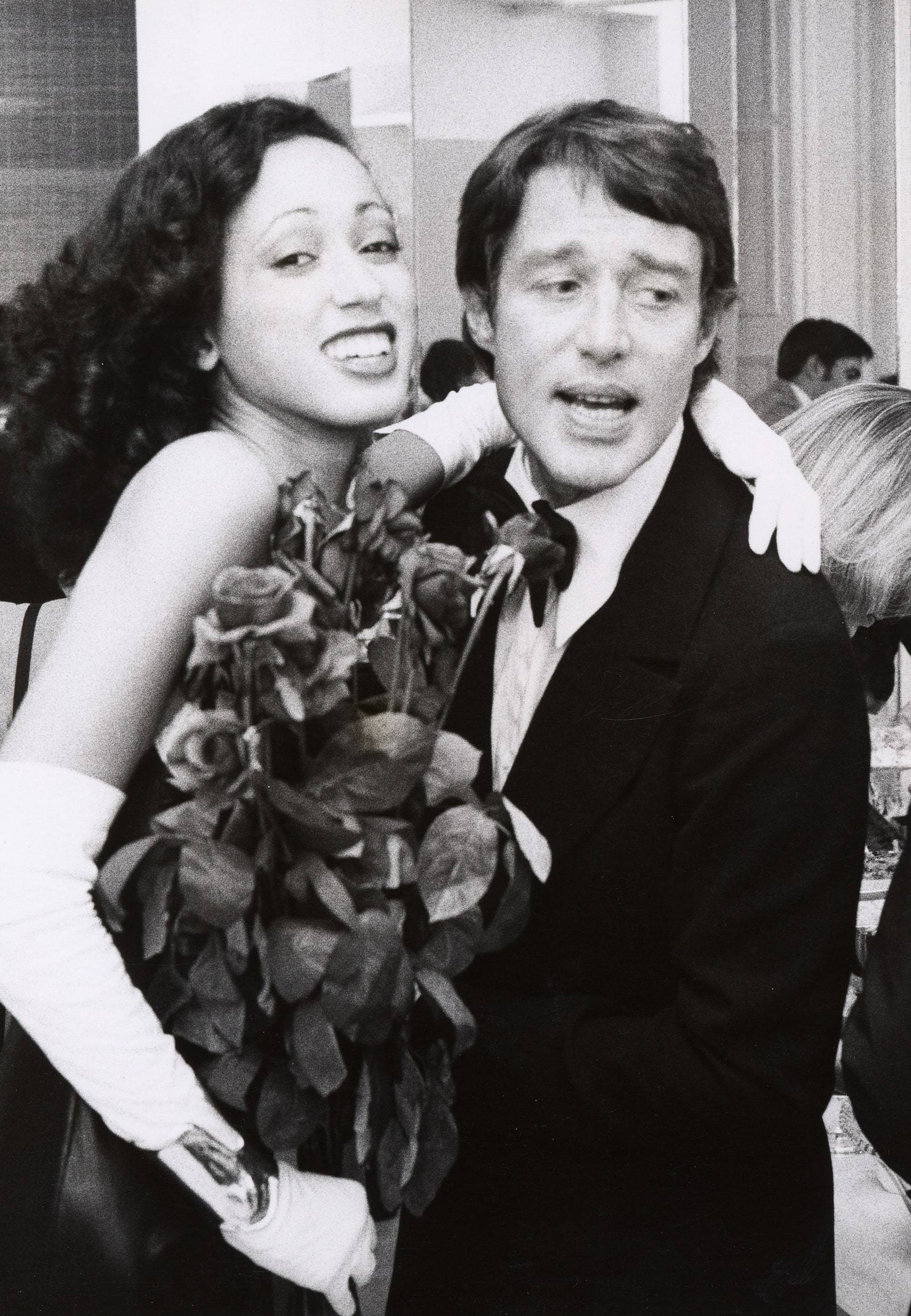 Z Pat Cleveland na imprezie w Nowym Jorku, 1972 rok