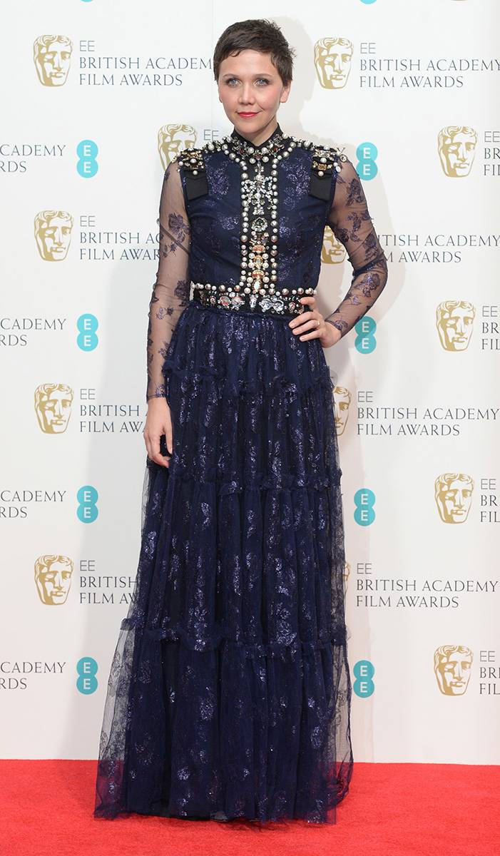 Maggie Gyllenhaal, British Academy Film Awards, 2014, Fot. Rune Hellestad – Corbis/Getty Images