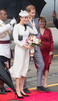 Księżna Sussex w kreacji Zimmermana, Fot. Getty Images