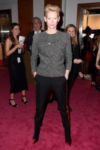 Tilda Swinton podczas gali CFDA Awards w 2016 roku, Fot. Getty Images