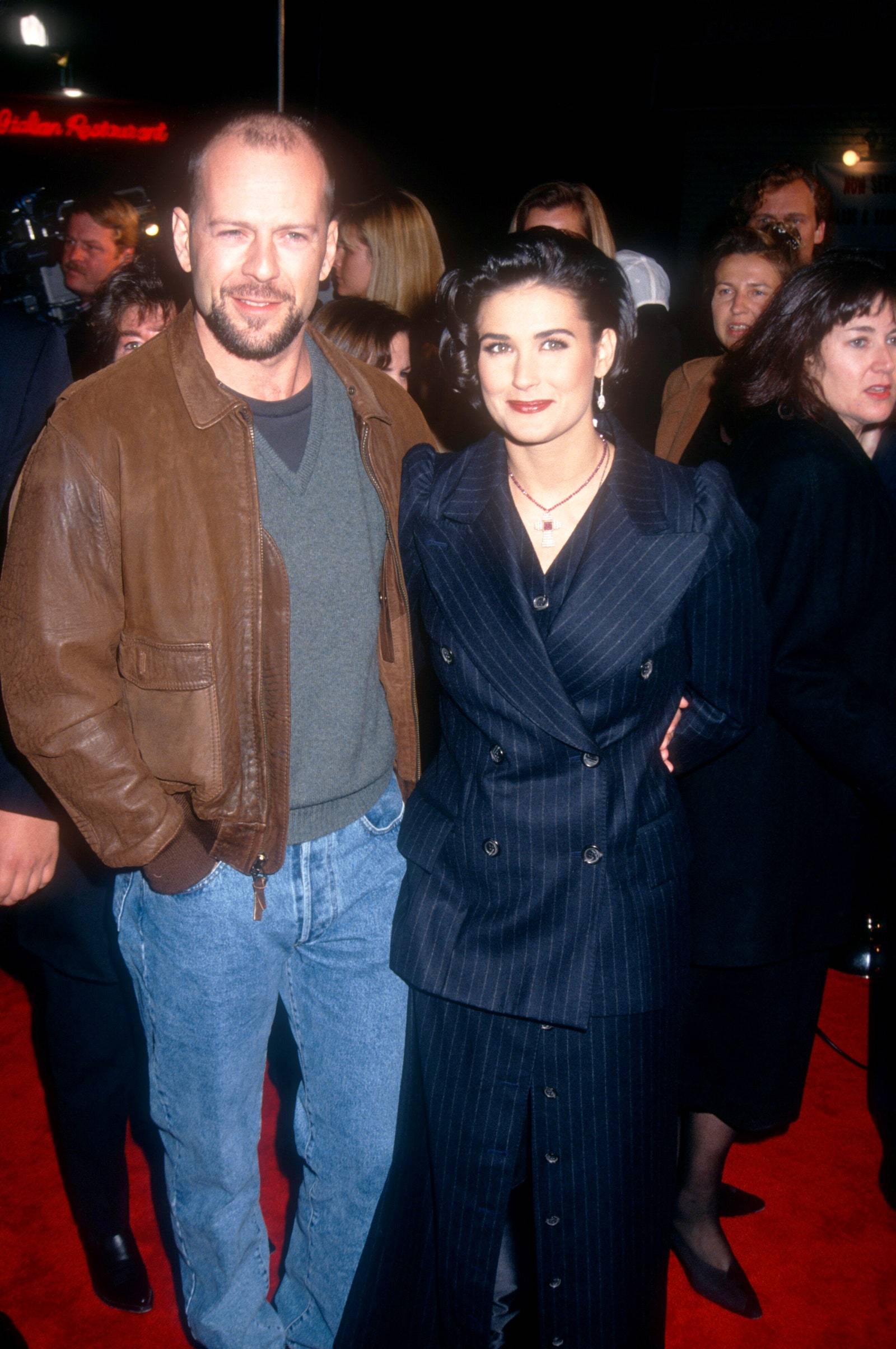 Bruce Willis i Demi Moore 9 grudnia 1992 r.