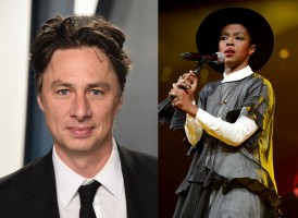 Zach Braff i Lauryn Hill, Fot. Getty Images