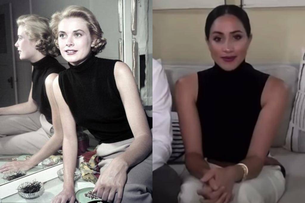 Grace Kelly (1954) i Meghan Markle (2020)