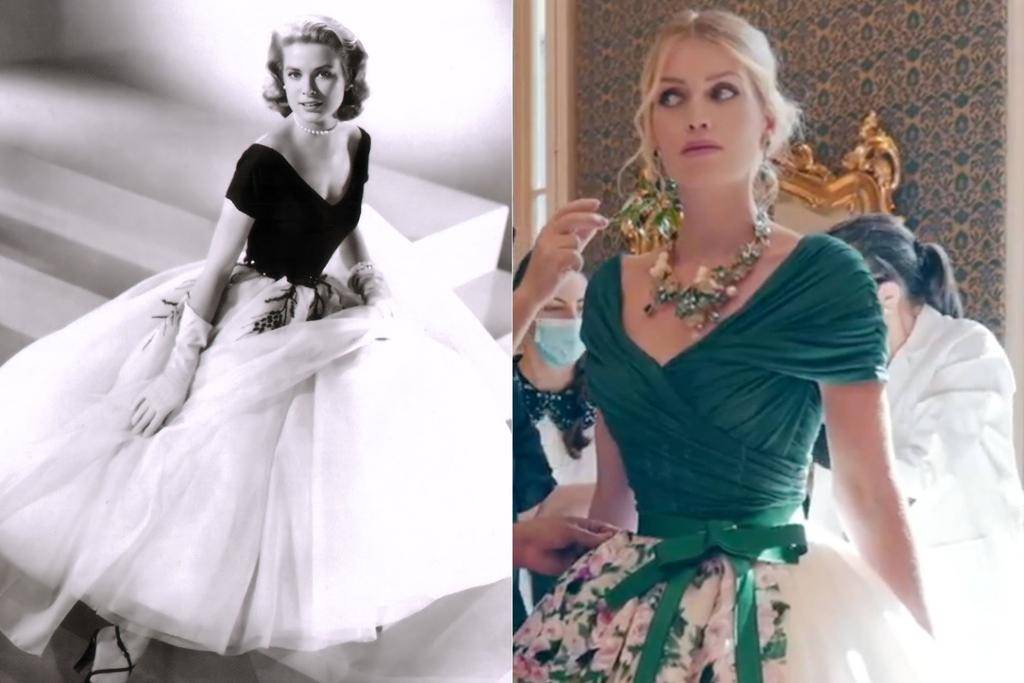 Grace Kelly (1954) i lady Kitty Spencer (2021)