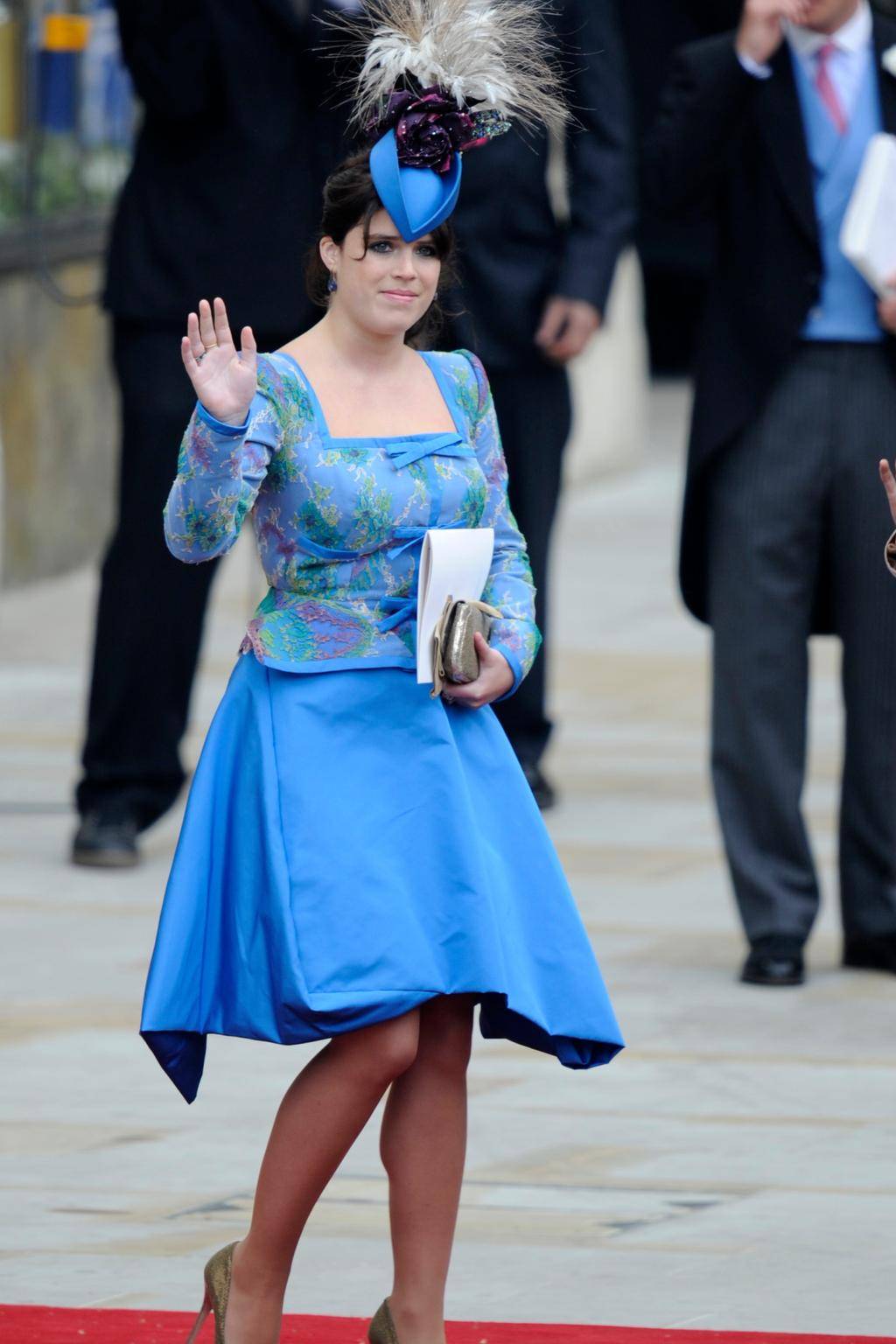 Księżna Eugenia na ślubie Kate Middleton i księcia Williama w opactwie Westminster, 29 kwietnia 2011 roku.