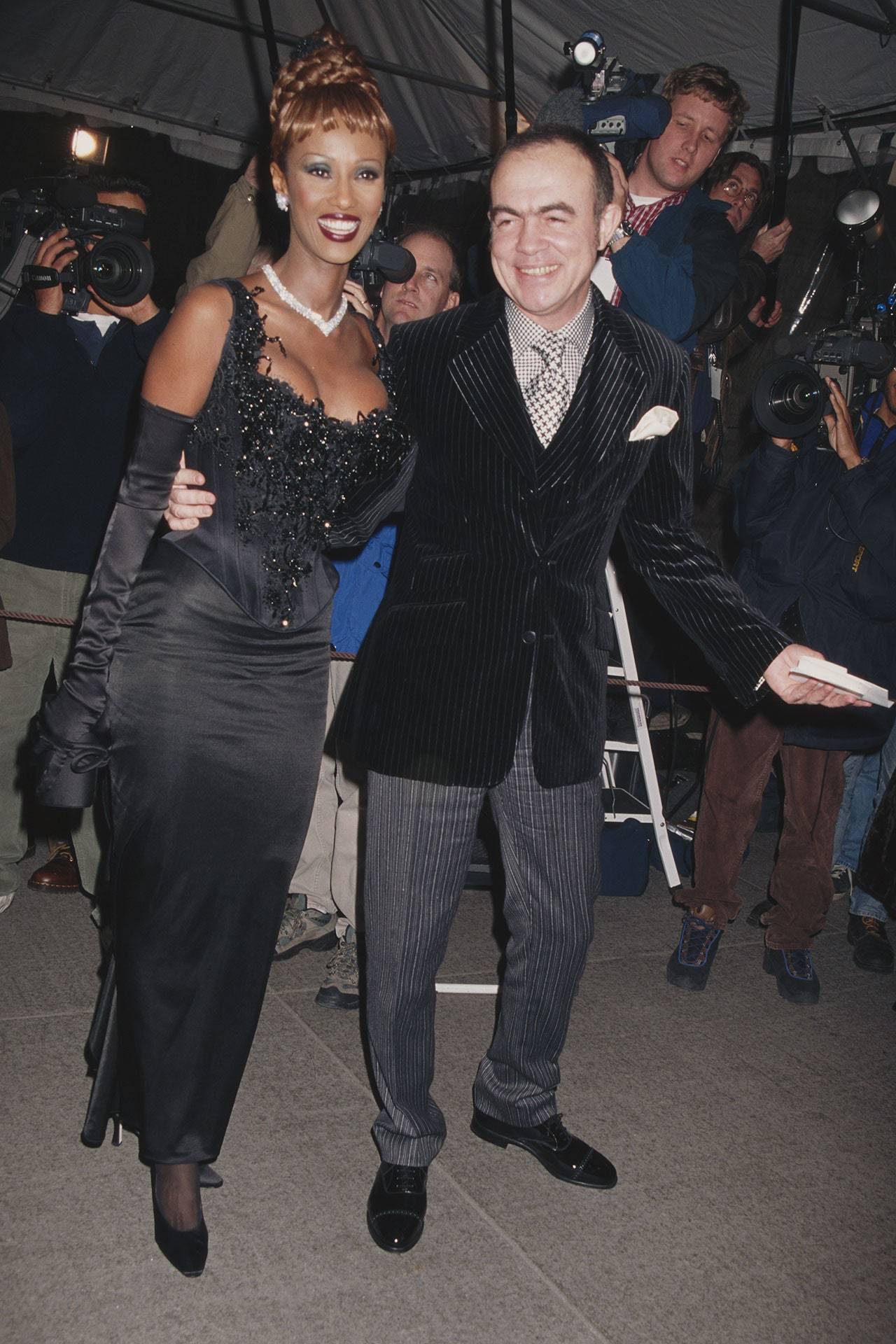 1996: Iman i Christian Lacroix