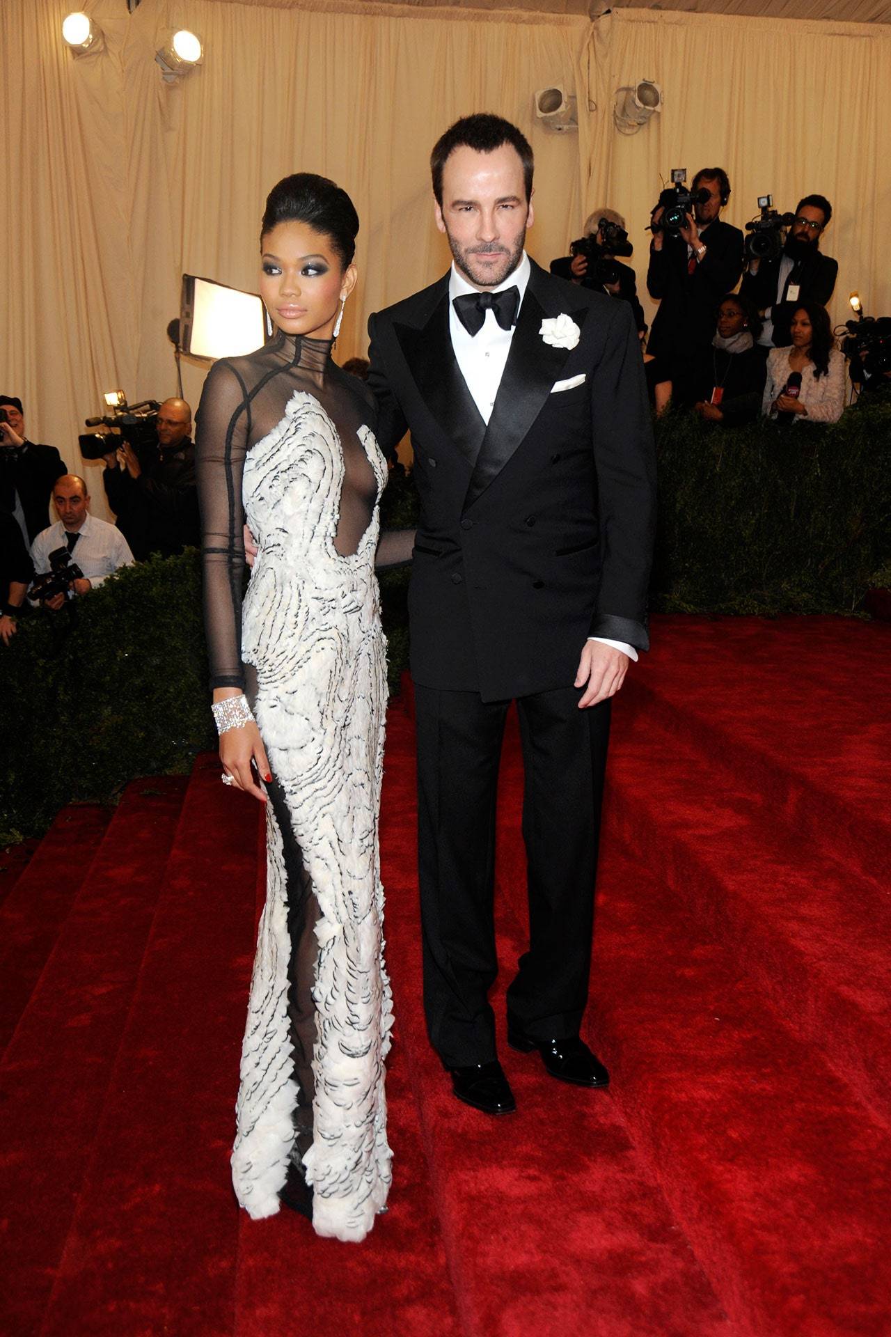 2012: Chanel Iman i Tom Ford