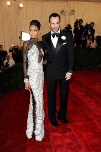 2012: Chanel Iman i Tom Ford, Fot. Getty Images