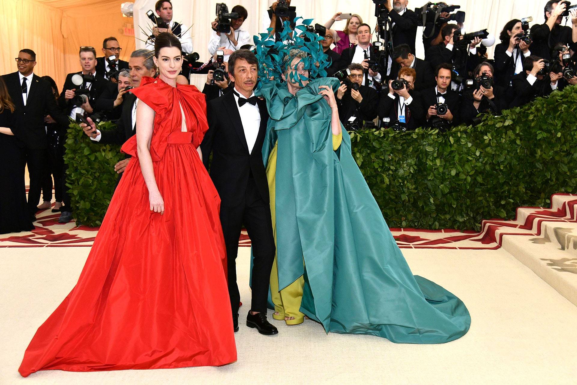 2018: Anne Hathaway, Pierpaolo Piccioli i Frances McDormand