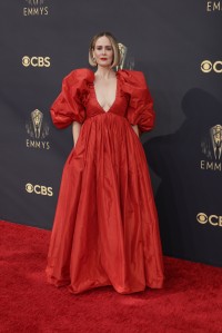 Sarah Paulson w sukni Carolina Herrera, Fot. Getty Images