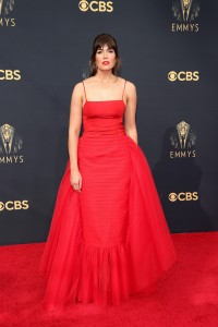 Mandy Moore w sukni Carolina Herrera, Fot. Getty Images
