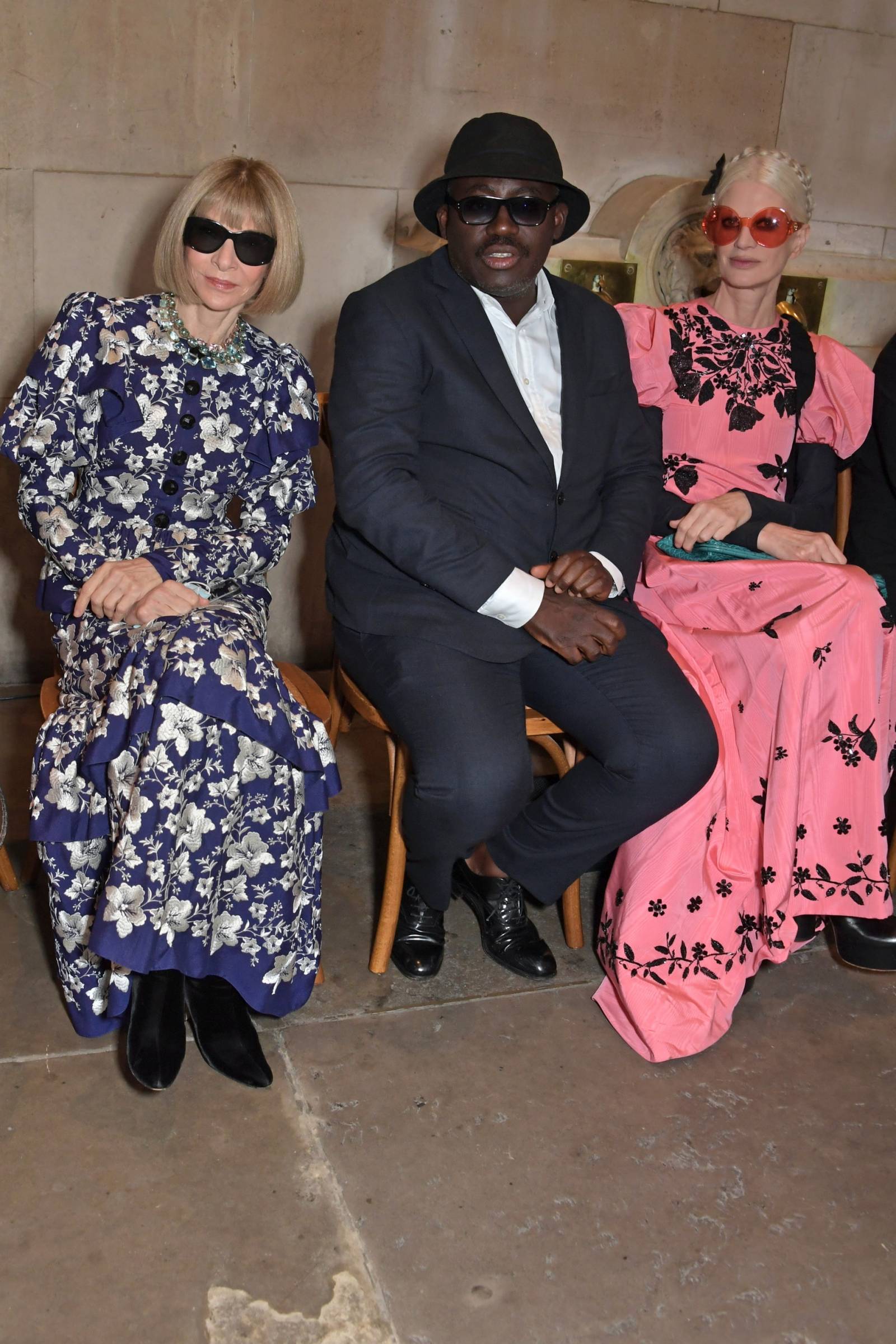 Anna Wintour, Edward Enninful i Kristen McMenamy