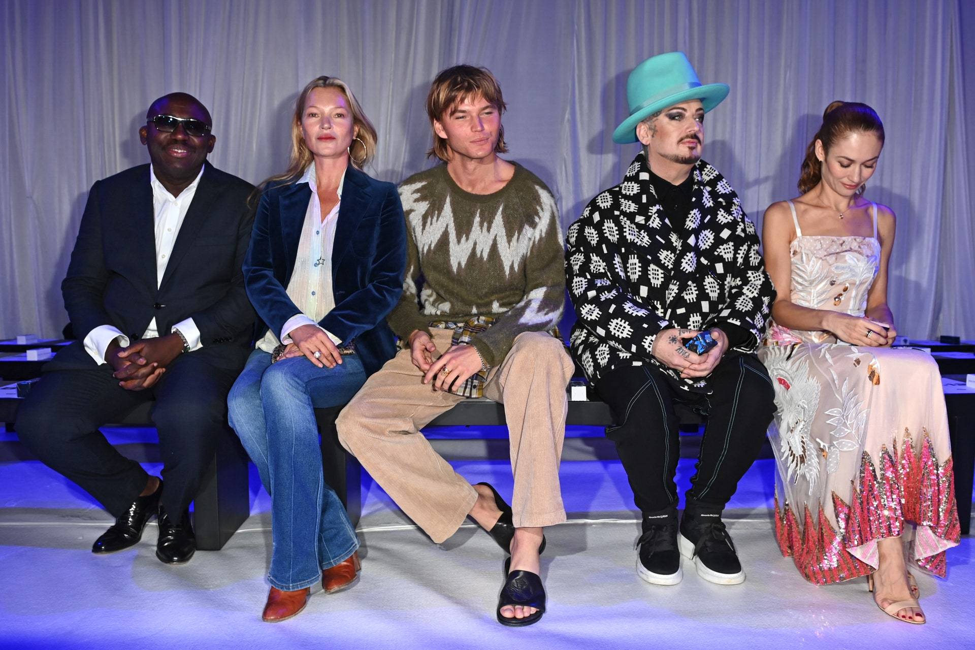 Edward Enninful, Kate Moss, Jordan Barrett, Boy George i Olga Kurylenko