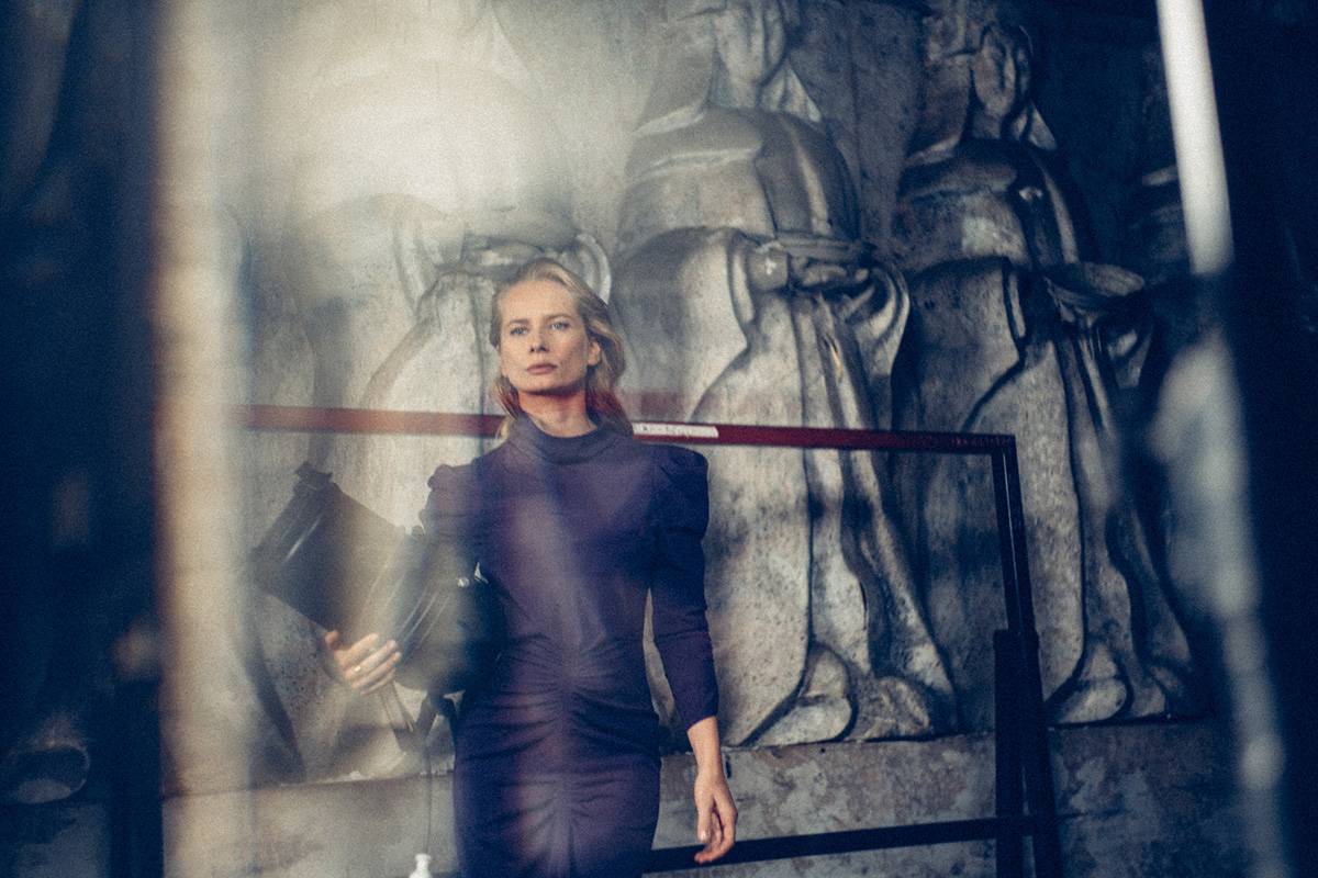 Magdalena Cielecka za kulisami sesji okładkowej „Vogue Polska”, Fot. Bart Pogoda