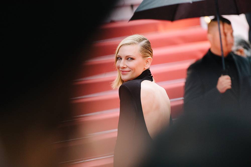 Cate Blanchett podczas Festiwalu Filmowego w Cannes, Fot. Getty Images