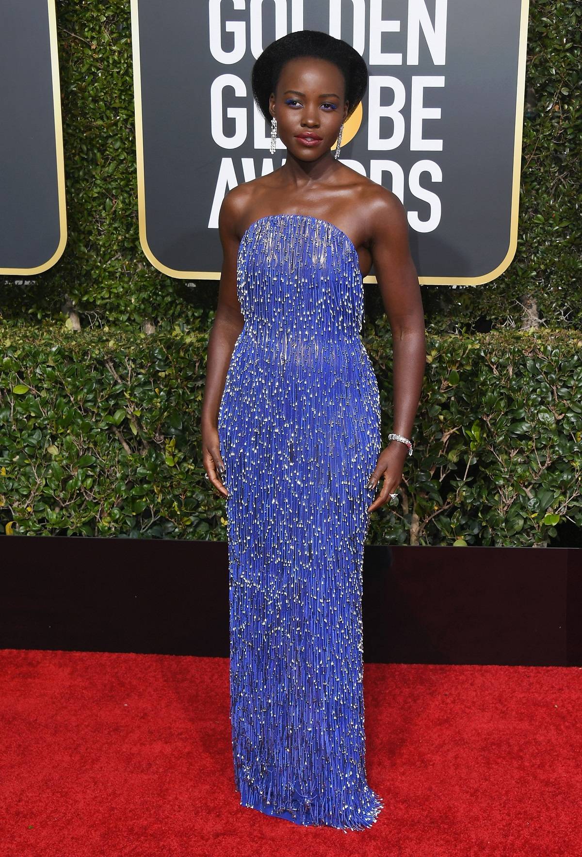 Lupita Nyongo w sukni Calvin Klein By Appointment, fot. Getty Images